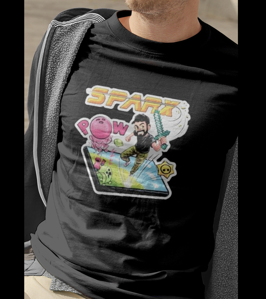 Sparx Pow Gamer Action Burst T-Shirt