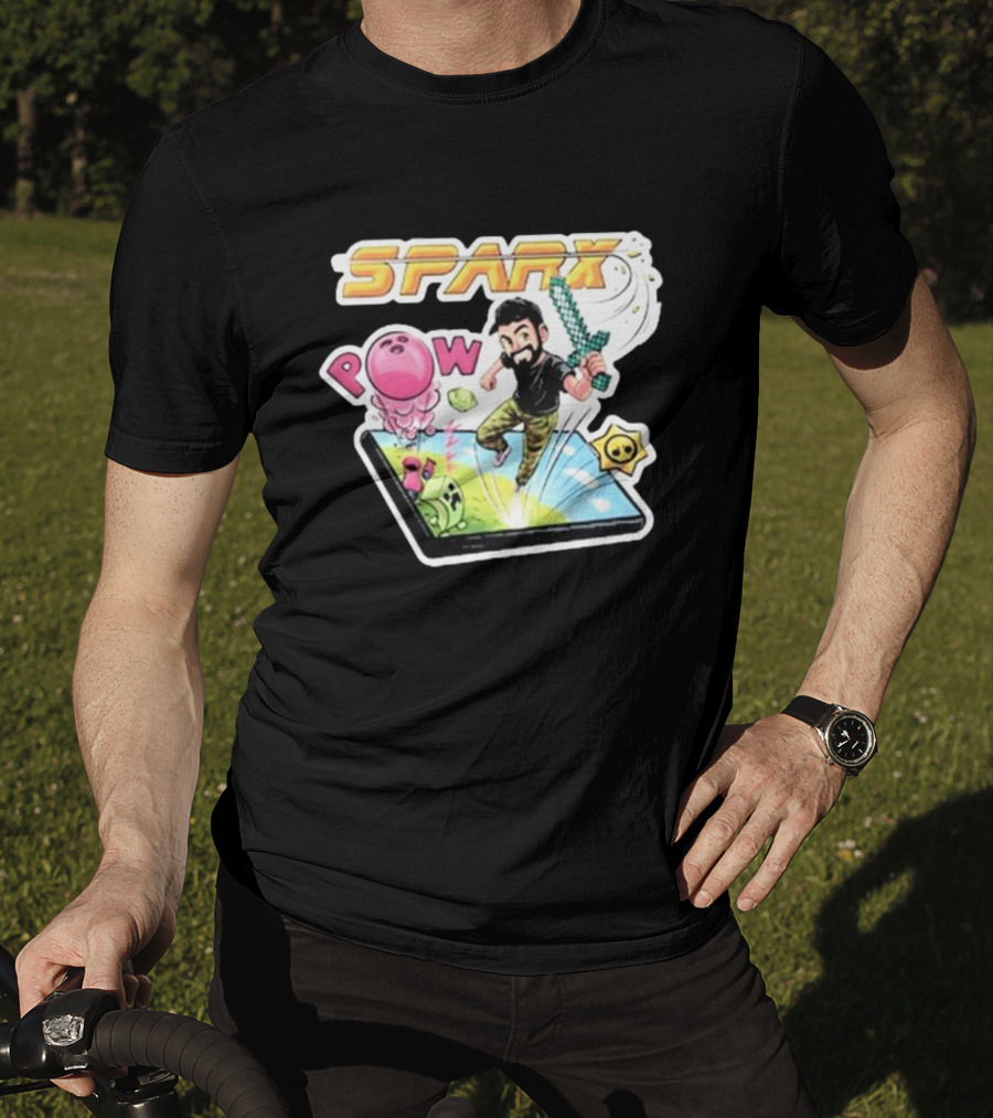 Sparx Pow Gamer Action Burst T-Shirt