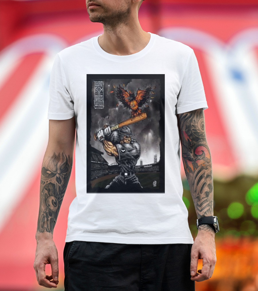 Chicago White Sox vs Baltimore Orioles May 23-26 2024 Guaranteed Rate Field Baseball Showdown T-Shirt