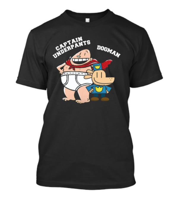 Captain Underpants And Dogman Fun Characters Duo T-Shirt