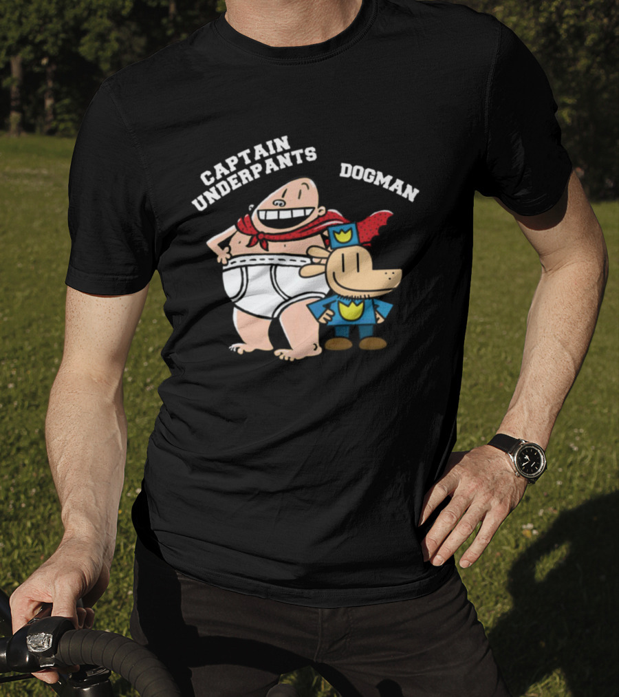 Captain Underpants And Dogman Fun Characters Duo T-Shirt