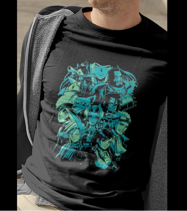 Fantasy Adventure Characters Pixeleyebat Final Quest Icons T-Shirt