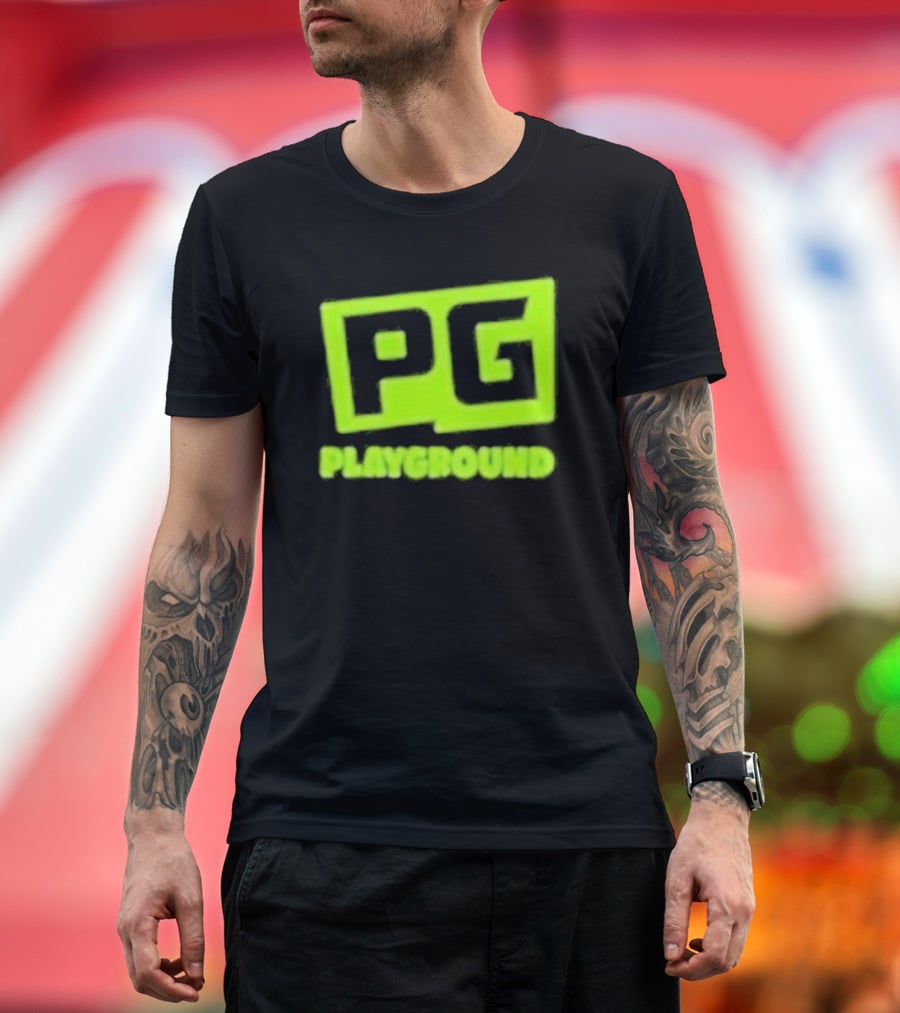 PG Playground Retro Style Block T-Shirt