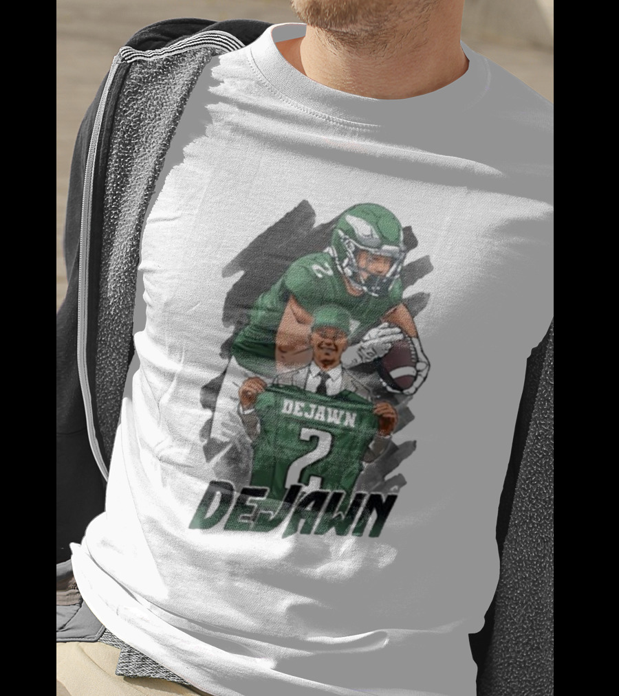 Philadelphia Eagles DeJawn Football Fan Jersey 2 T-Shirt