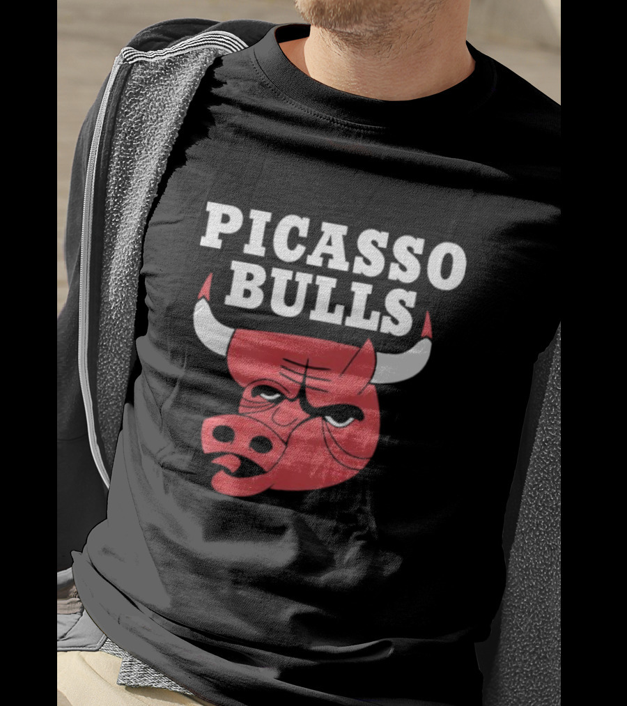 PICASSO BULLS Red Bull Head T-Shirt