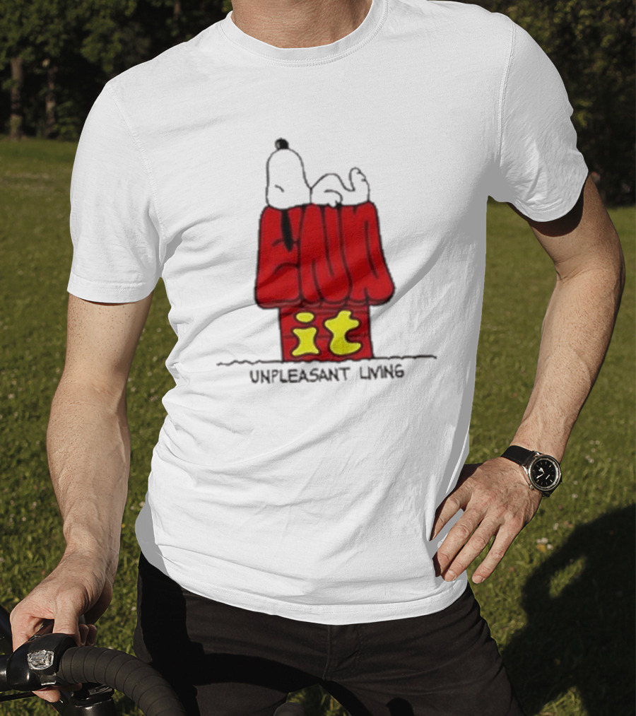 End It Unpleasant Living Pistachio Gallery Doghouse T-Shirt