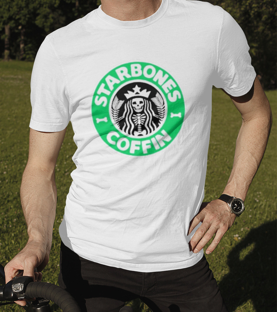 Starbones Coffin Skeleton Emblem T-Shirt