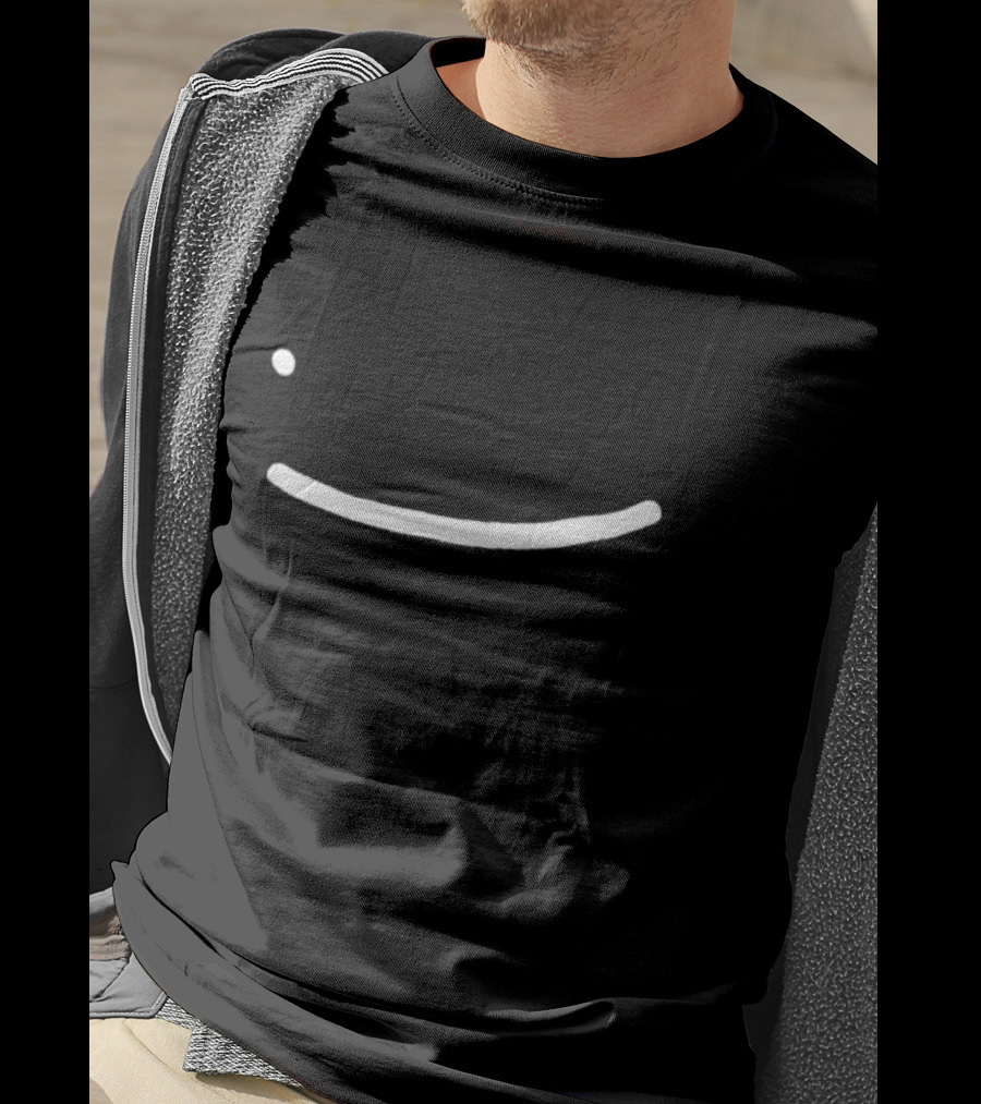 Top Dream Smile Time Minimalist Emoticon T-Shirt
