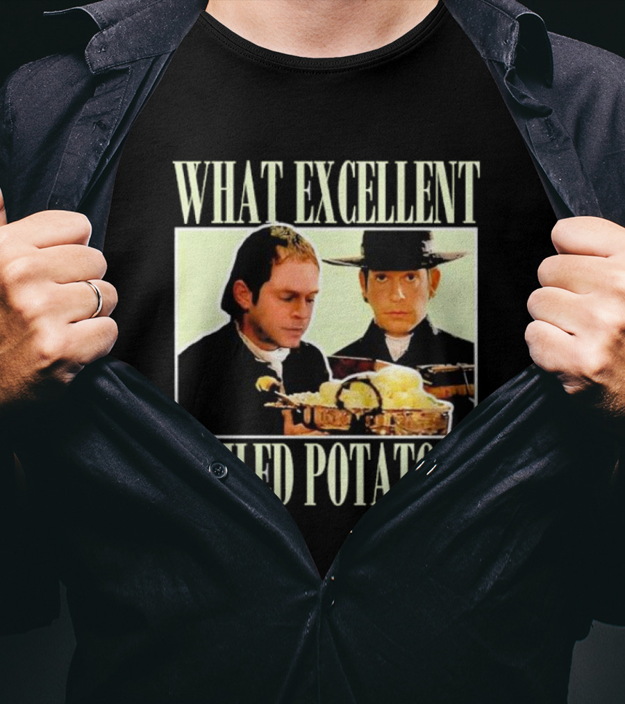 Vintage What Excellent Boiled Potatoes Iconic Scene Classic Movie Moment T-Shirt