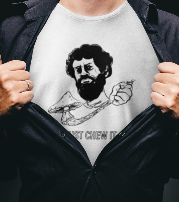 Dmtworld Just Chew It Psychedelic Mushroom Concept T-Shirt