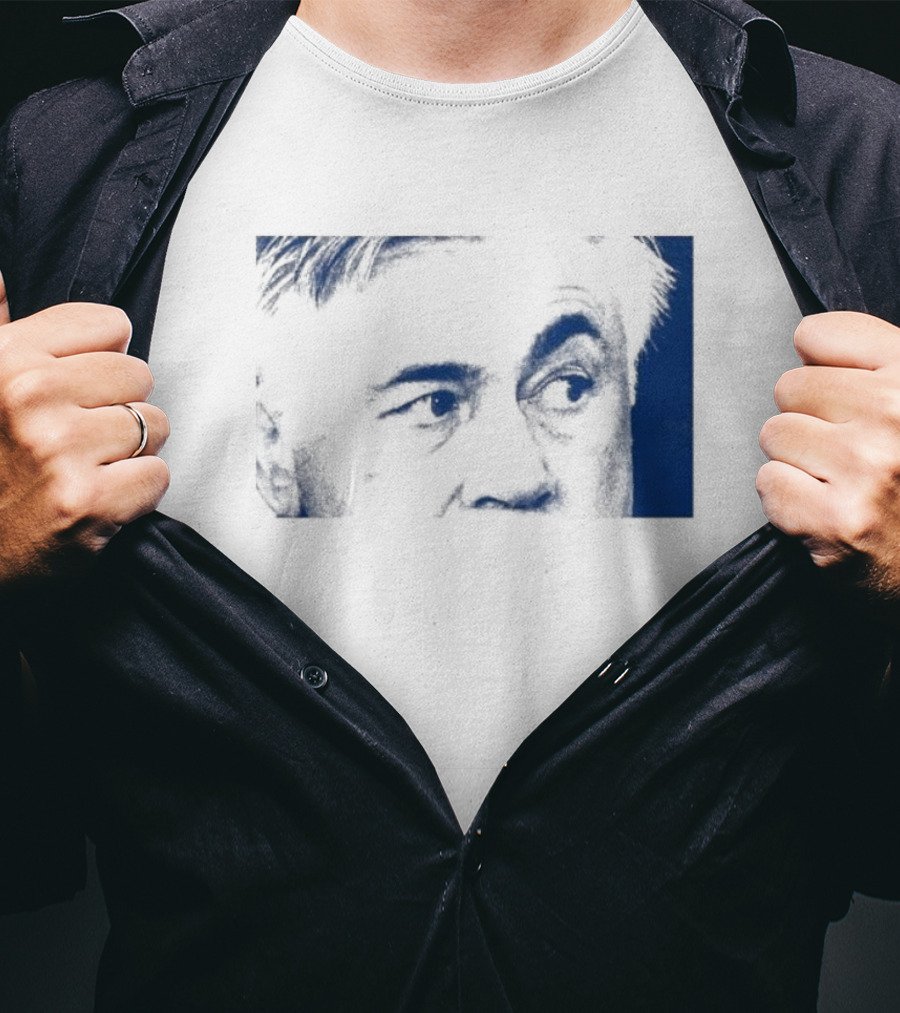 Don Carlo Ancelotti Eyes AOF Images In Blue T-Shirt