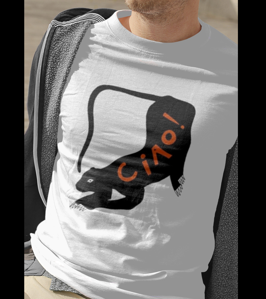 Elena Fiorenza Gatti Ciao Black Cat T-Shirt