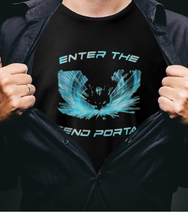 Enter The Send Portal Wings Burst T-Shirt