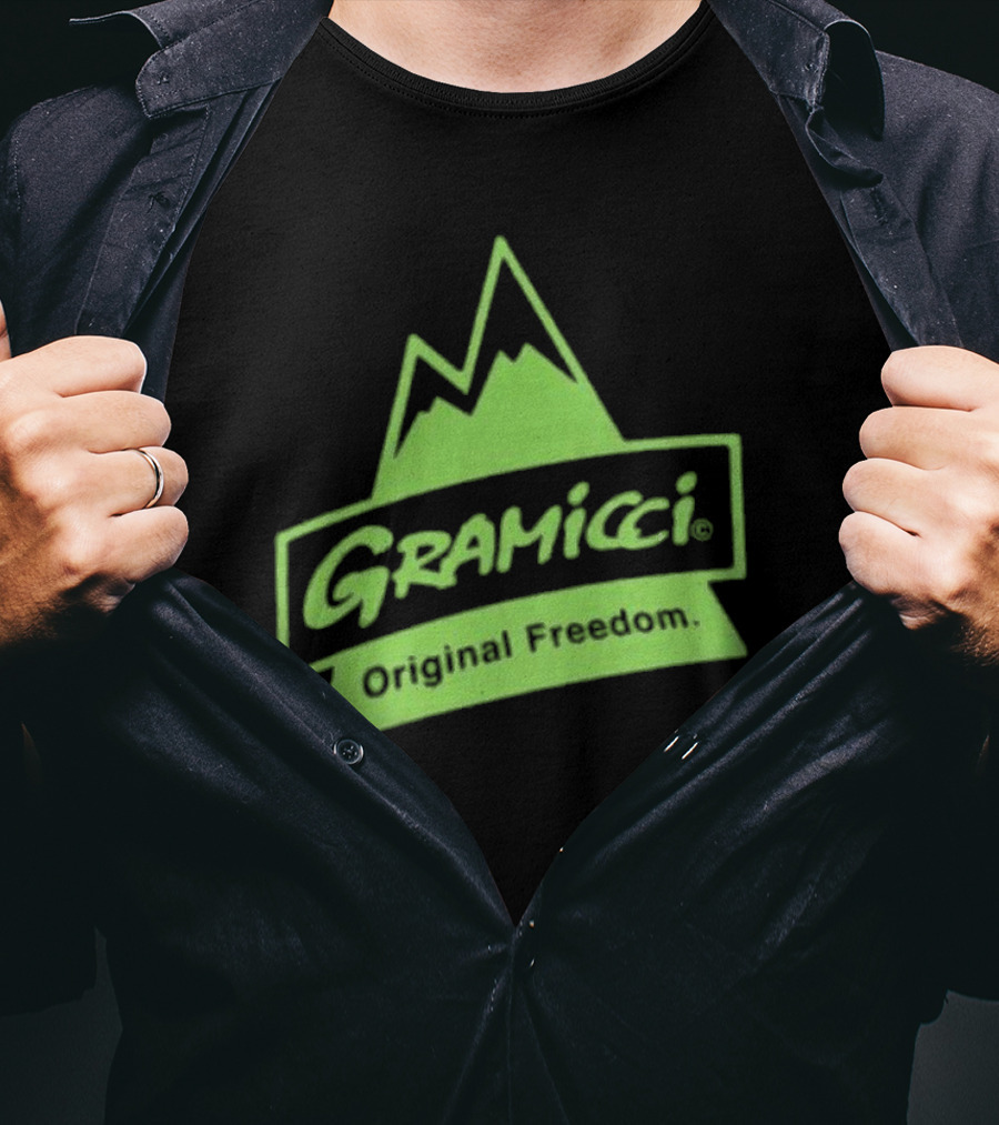 Gramicci Original Freedom Green Mountain T-Shirt