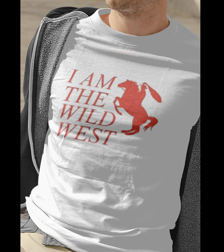 I Am The Wild West Horse And Rider Red T-Shirt