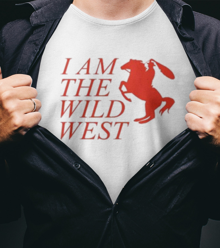 I Am The Wild West Horse And Rider Red T-Shirt