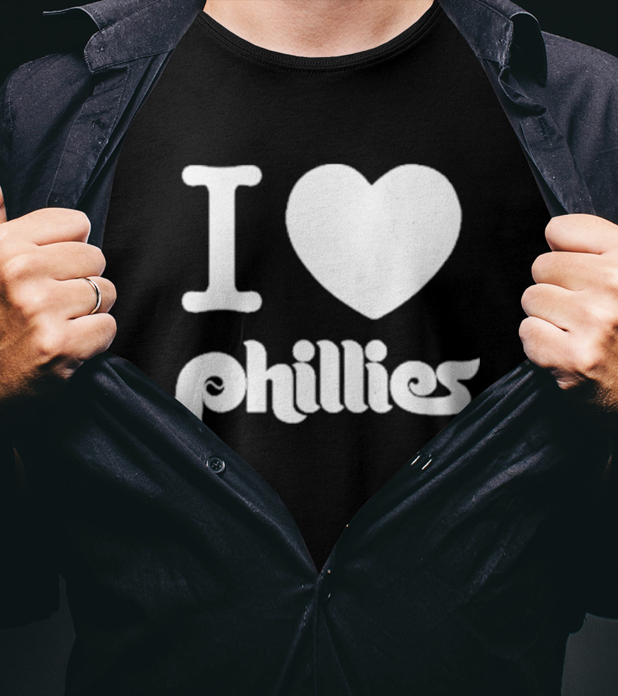 I Heart Phillies Fan Night Team Spirit T-Shirt