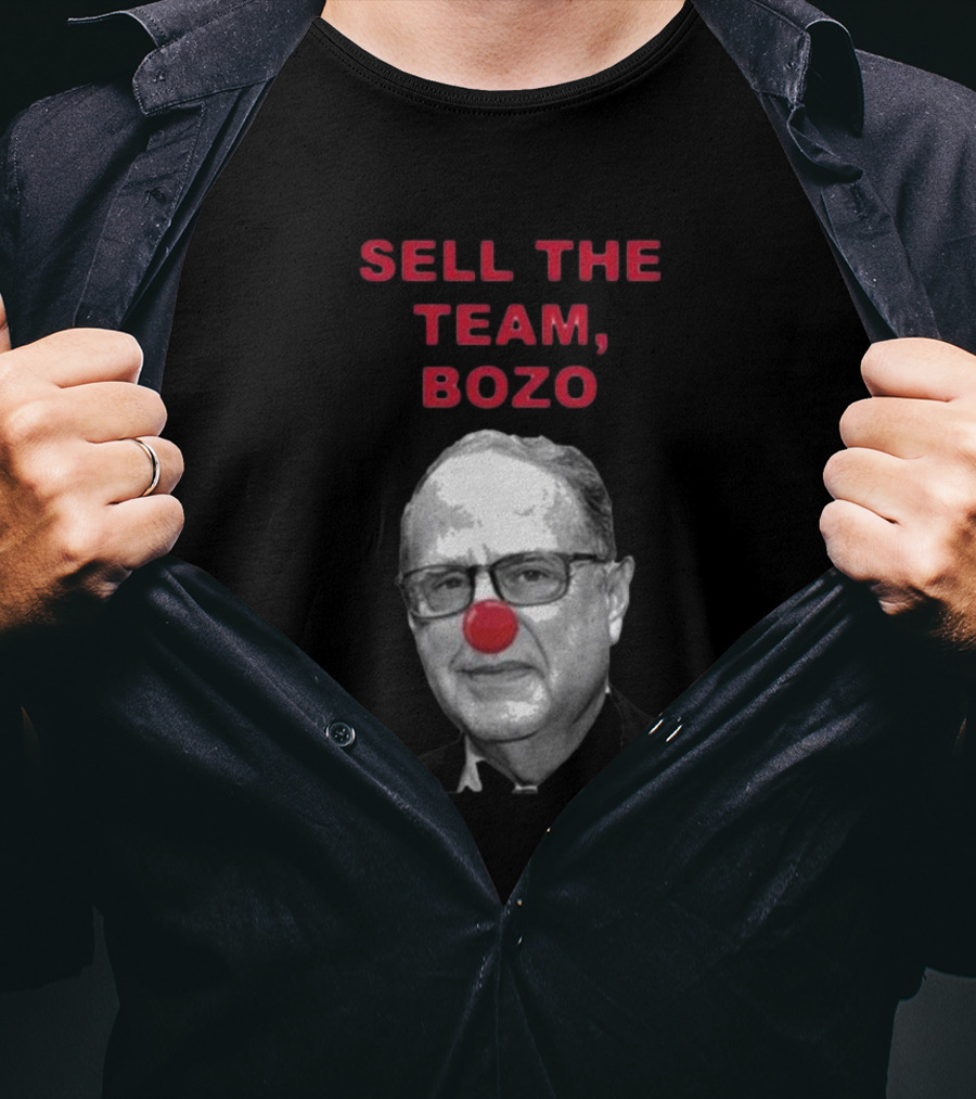 Sell The Team Bozo Red Nose Satire T-Shirt