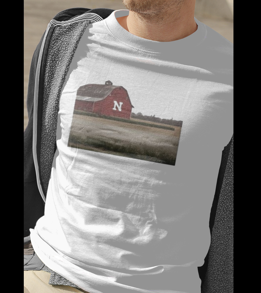 Husker Barn Nebraska Red Barn N T-Shirt