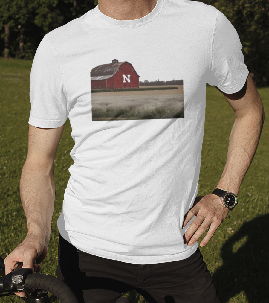 Husker Barn Nebraska Red Barn N T-Shirt