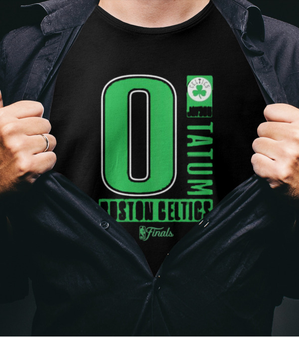 Jayson Tatum Boston Celtics Finals Number 0 NBA T-Shirt