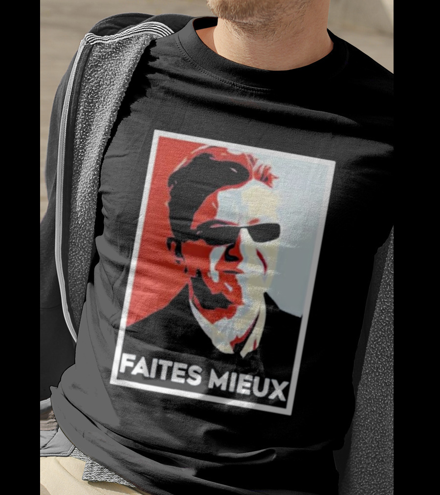 Faites Mieux Red And Black Pop T-Shirt