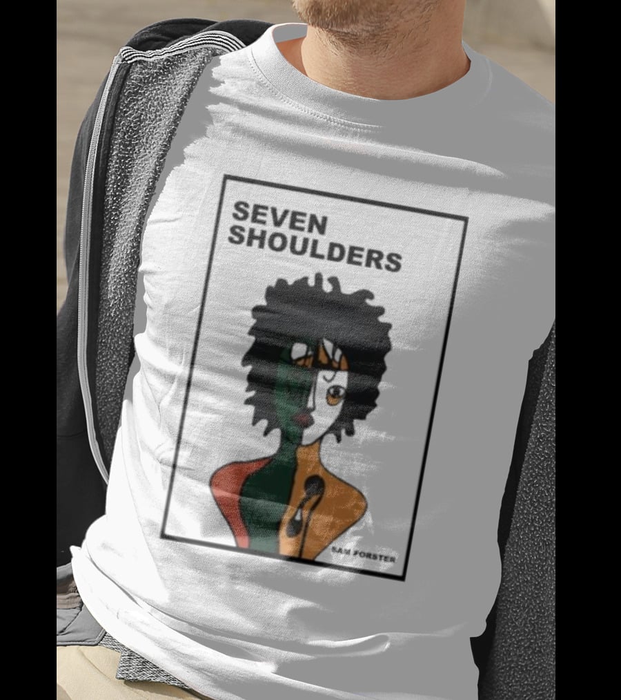 Seven Shoulders Sam Forster Afrocentric Abstract T-Shirt