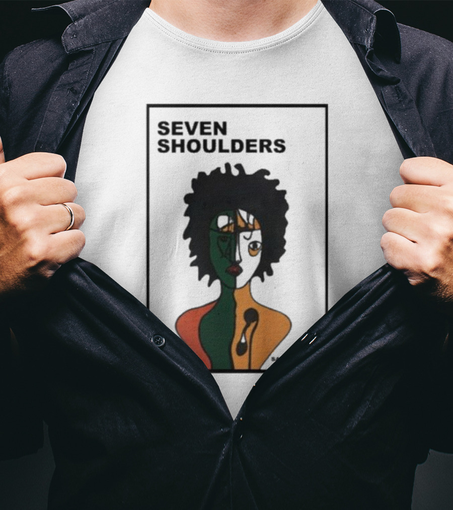 Seven Shoulders Sam Forster Afrocentric Abstract T-Shirt