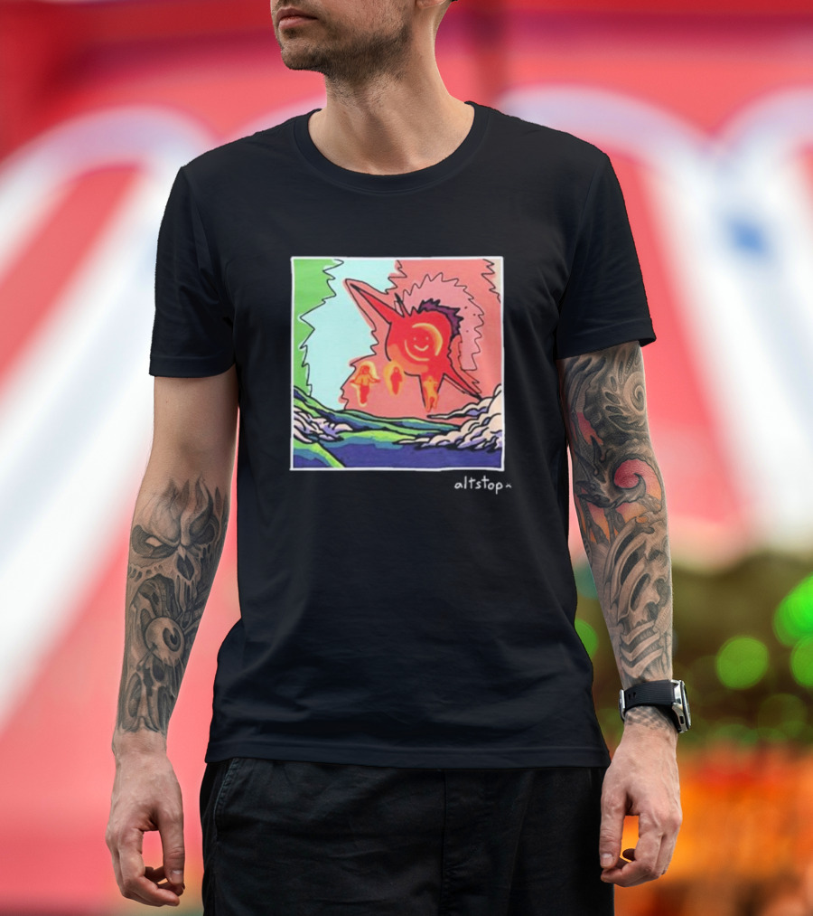 Altstop Donda Deluxe Vibrant Surreal Landscape T-Shirt