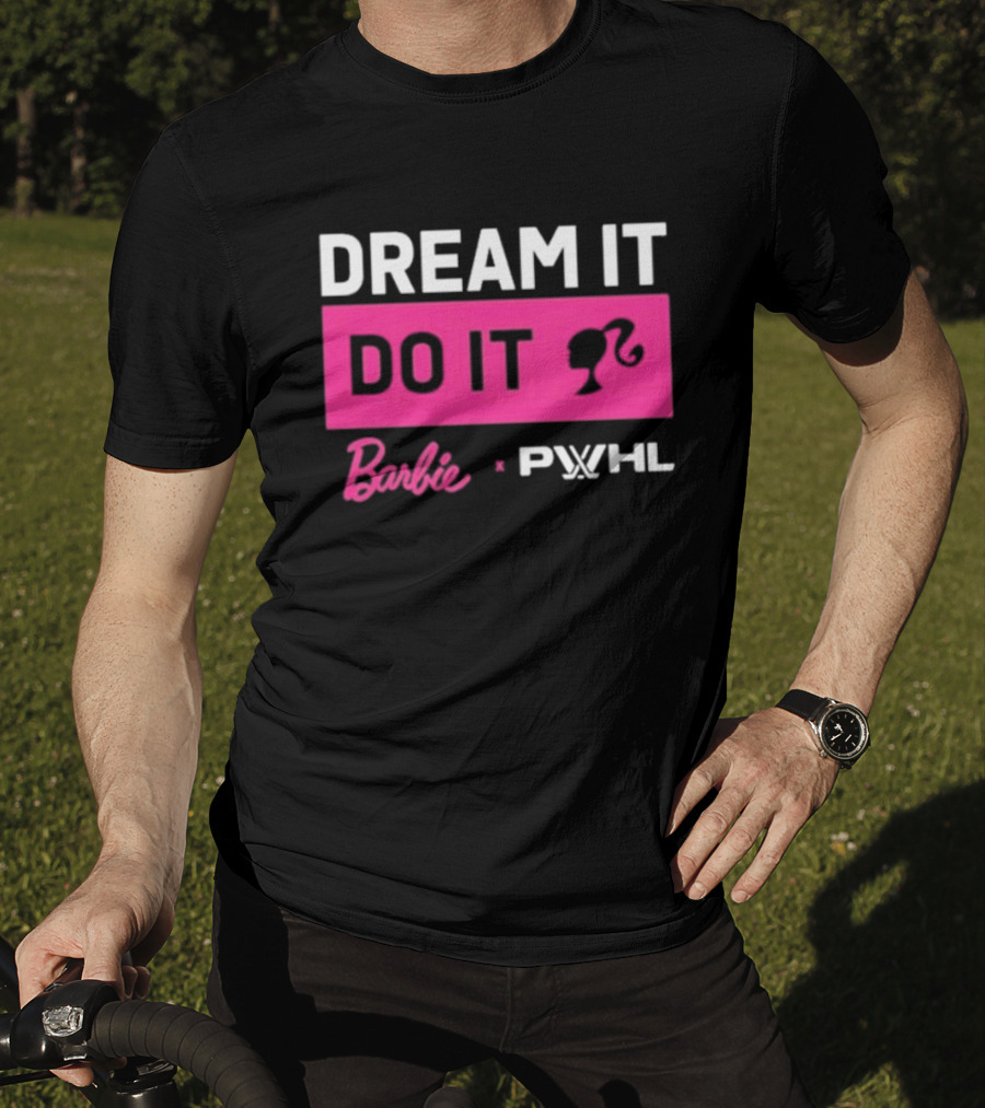 Barbie Dream It Do It X PWHL Collaboration T-Shirt