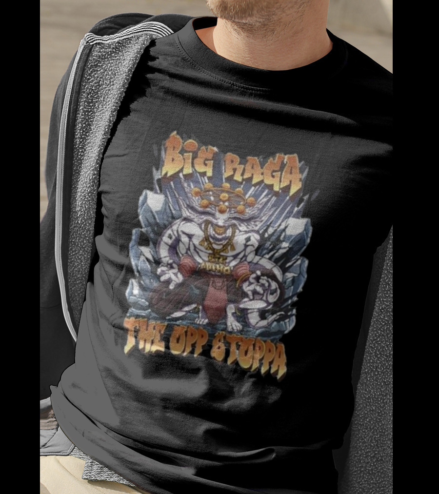 Big Raga The Opp Stoppa Warrior Character T-Shirt