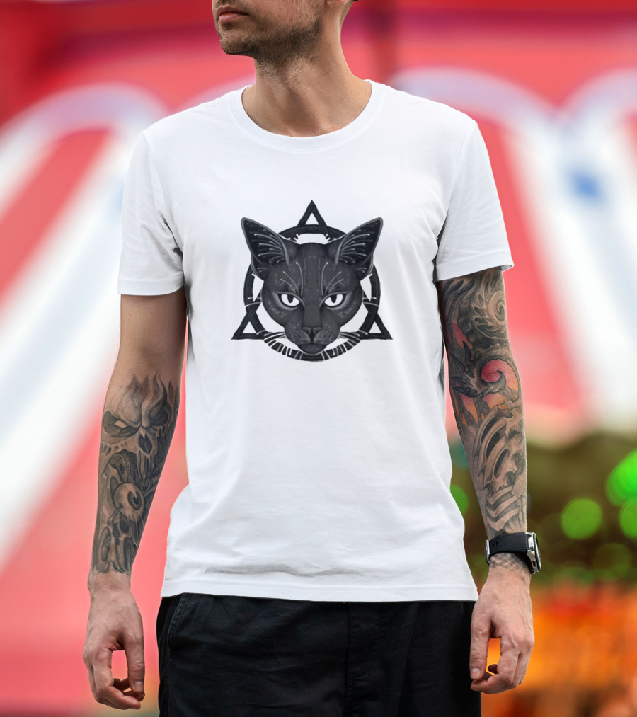 Therian Theta Delta Feline Symbol with Cat T-Shirt