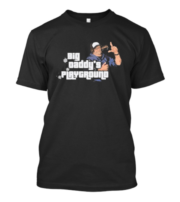 Ned Luke Big Daddy's Playground Retro Style Gaming T-Shirt