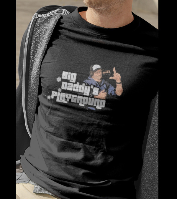 Ned Luke Big Daddy's Playground Retro Style Gaming T-Shirt