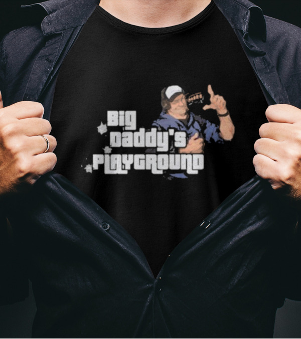 Ned Luke Big Daddy's Playground Retro Style Gaming T-Shirt