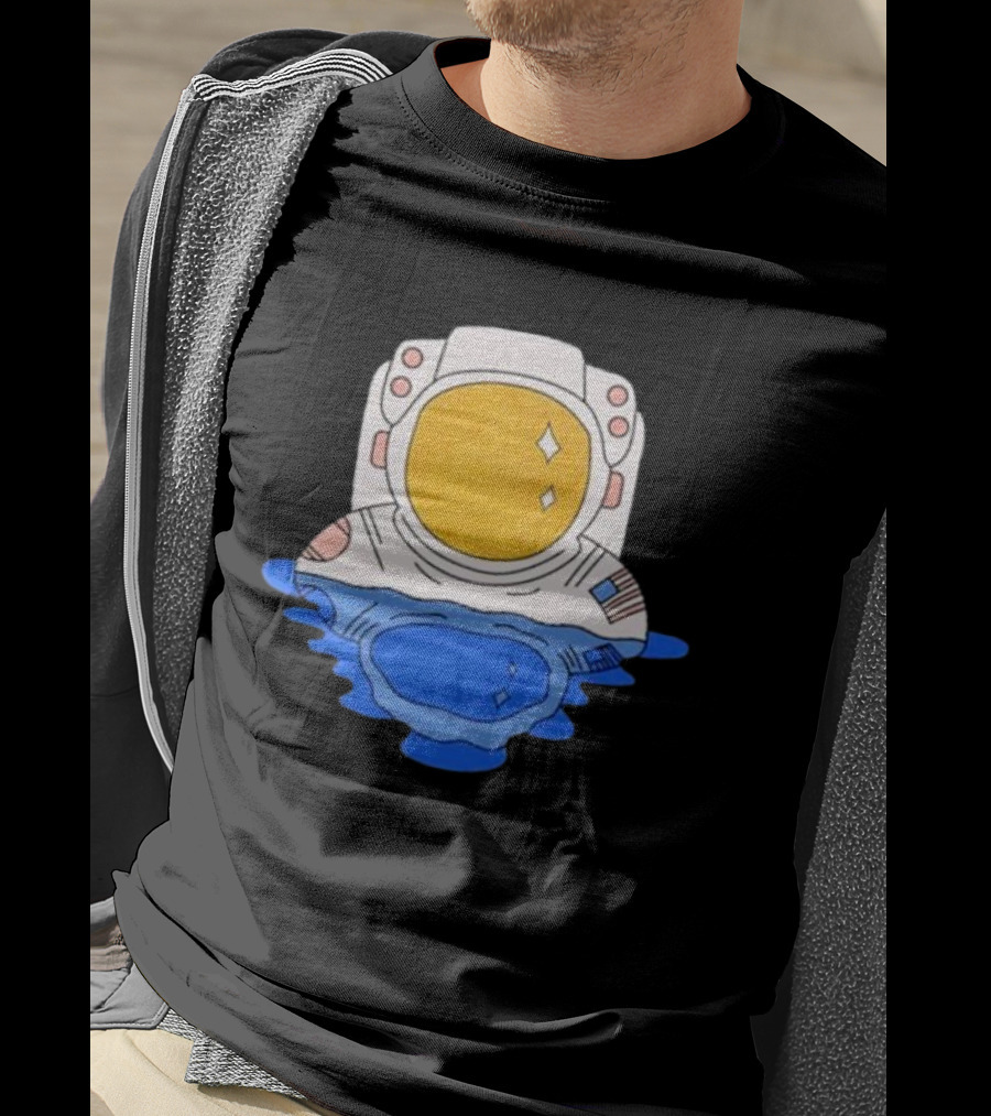 SciShow Buoyancy Lab Astronaut Floating In Water T-Shirt