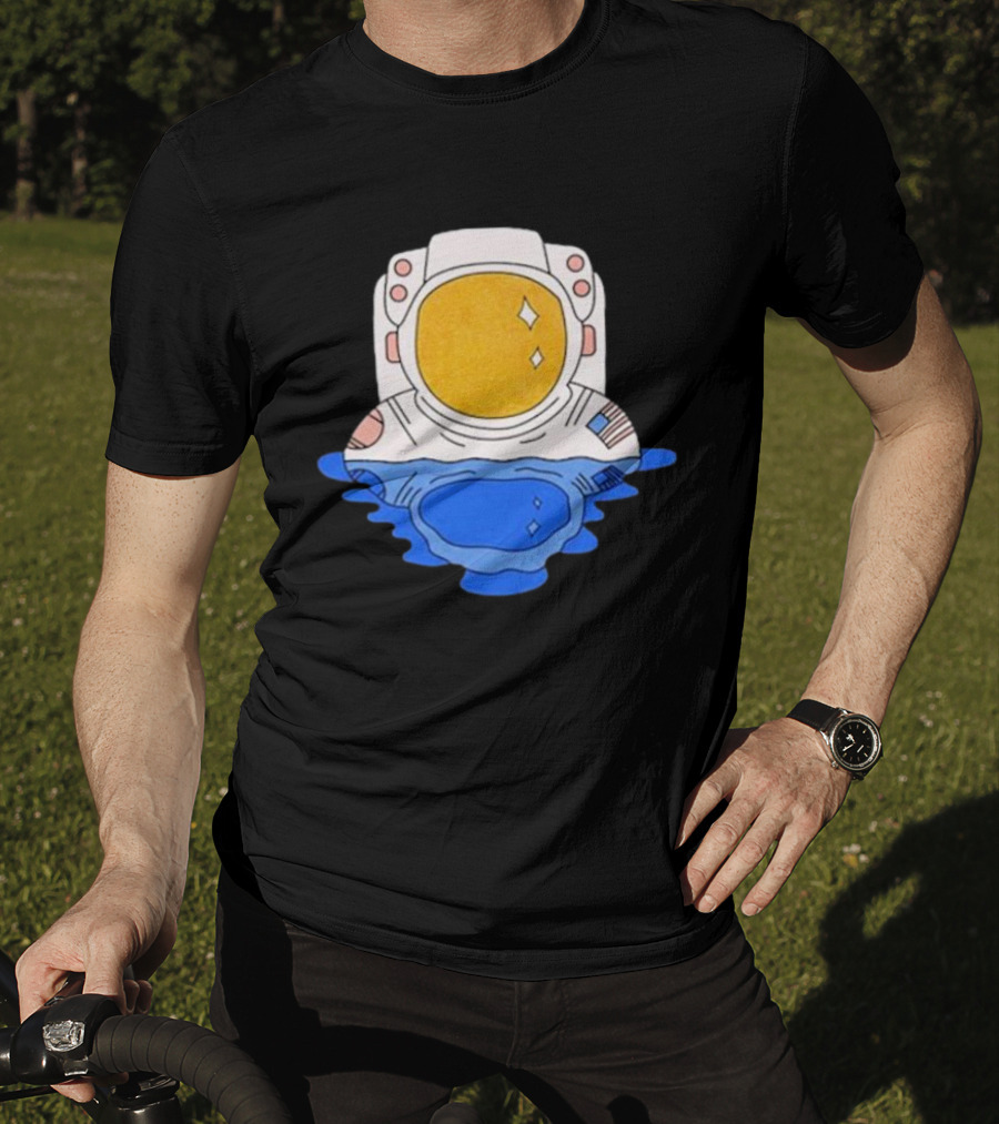 SciShow Buoyancy Lab Astronaut Floating In Water T-Shirt