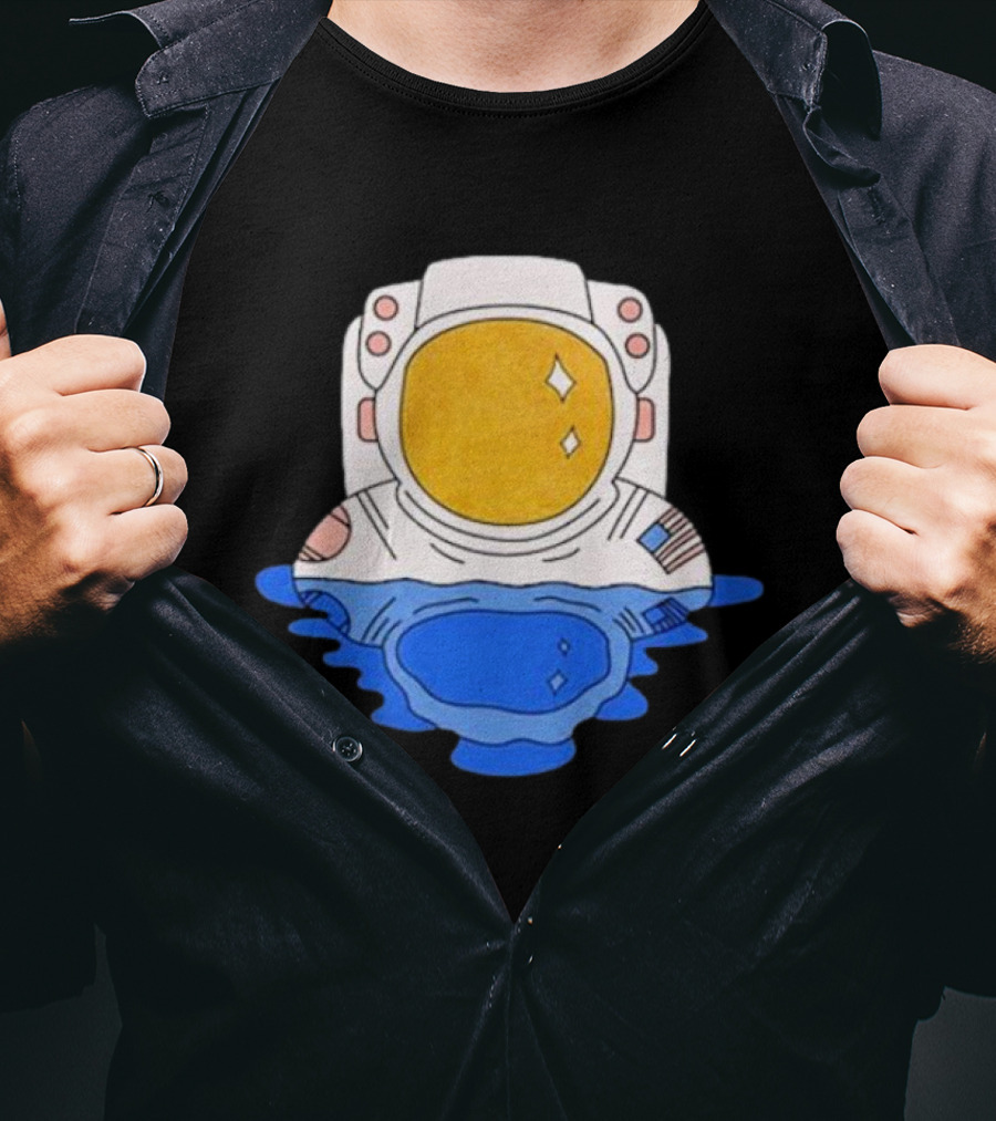 SciShow Buoyancy Lab Astronaut Floating In Water T-Shirt