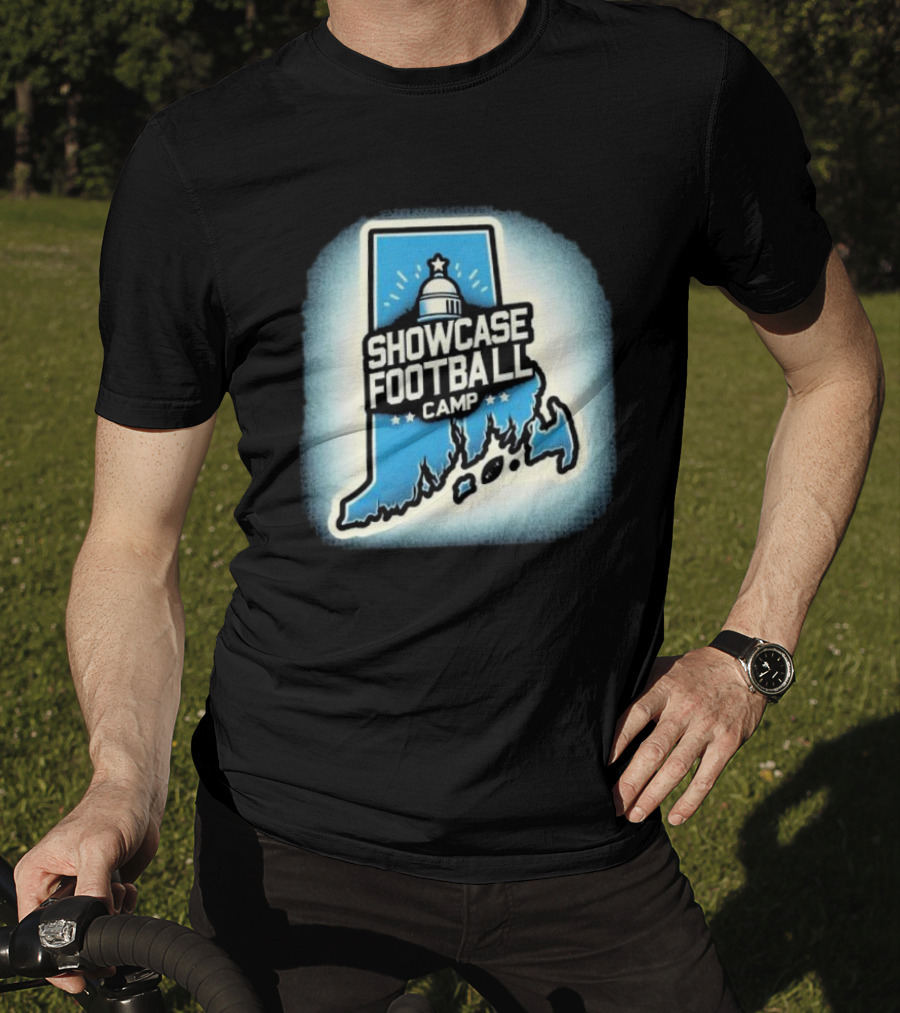 Showcase Football Camp Rhode Island Capitol Map T-Shirt