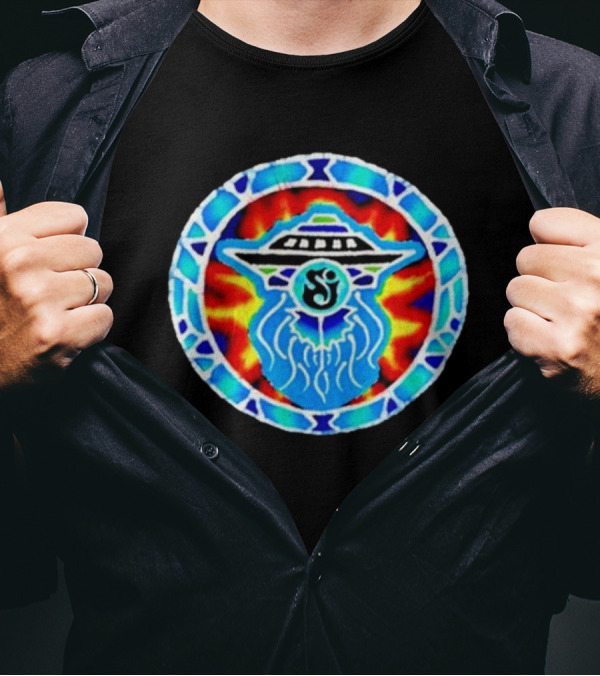 The String Cheese Incident Subterranean Vision UFO Psychedelic Mandala T-Shirt