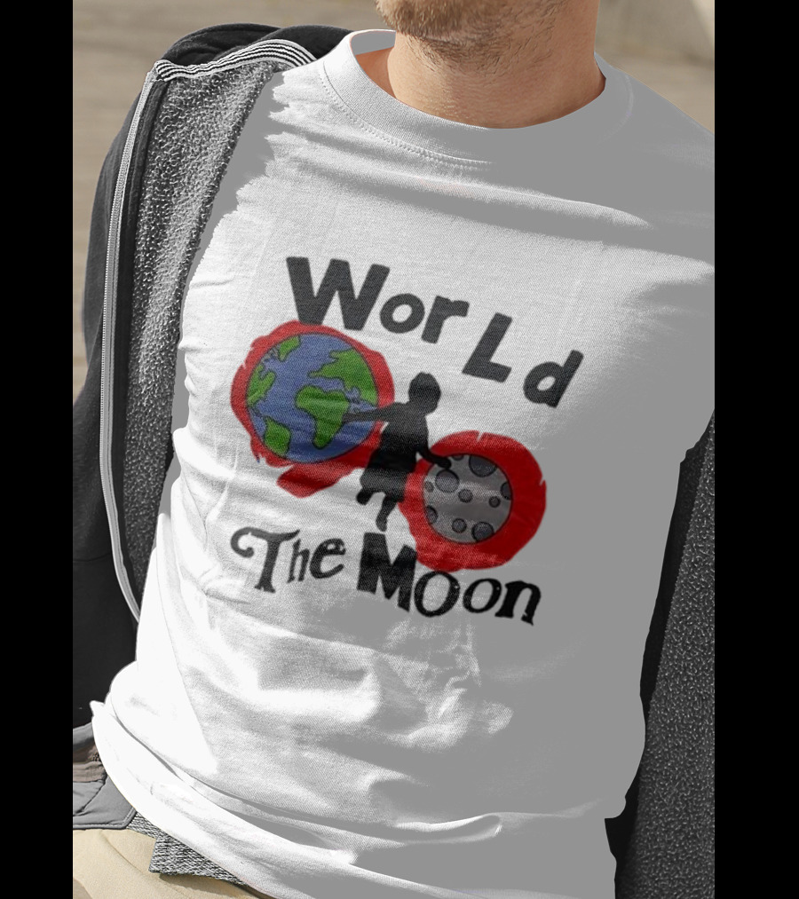World The Moon Child Earth And Moon T-Shirt