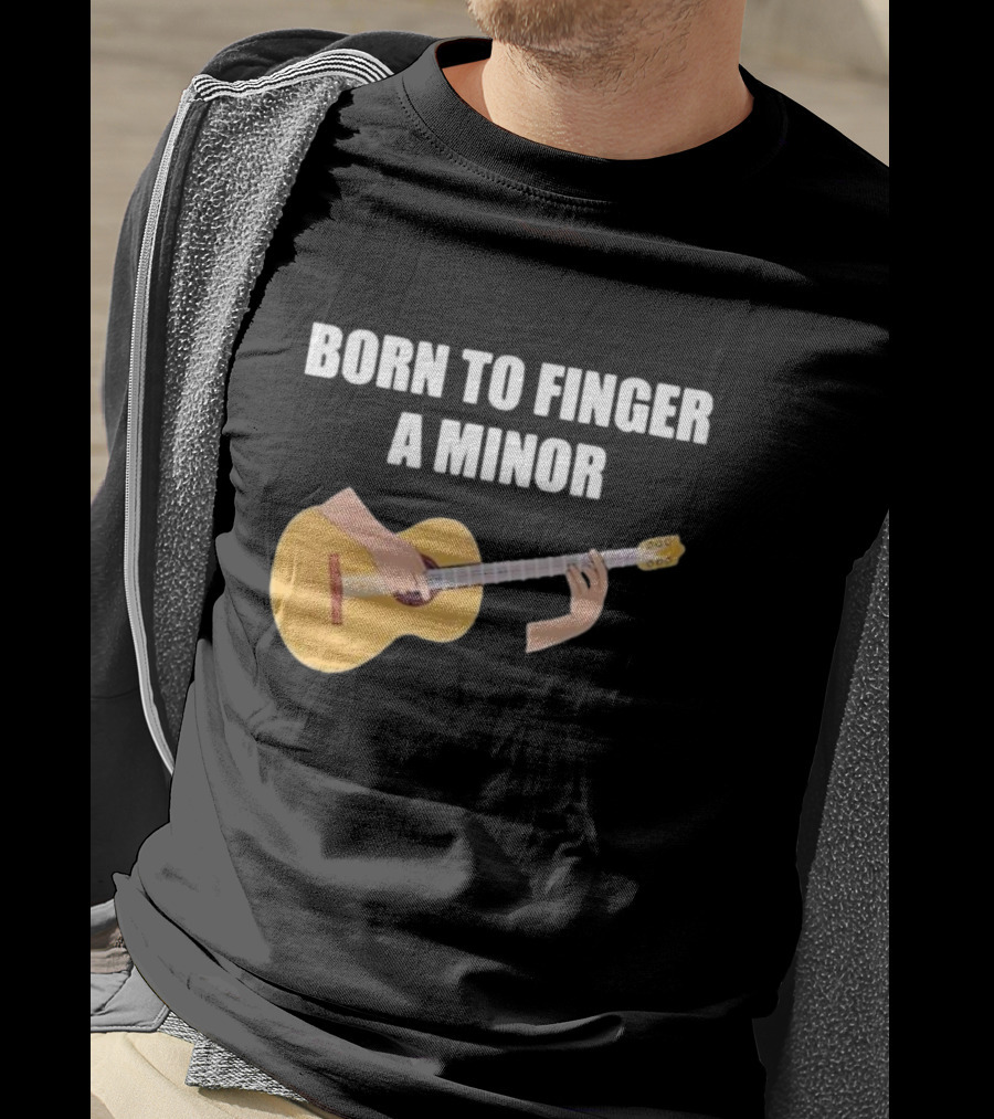 Born To Play A Minor Guitar Chord T-Shirt