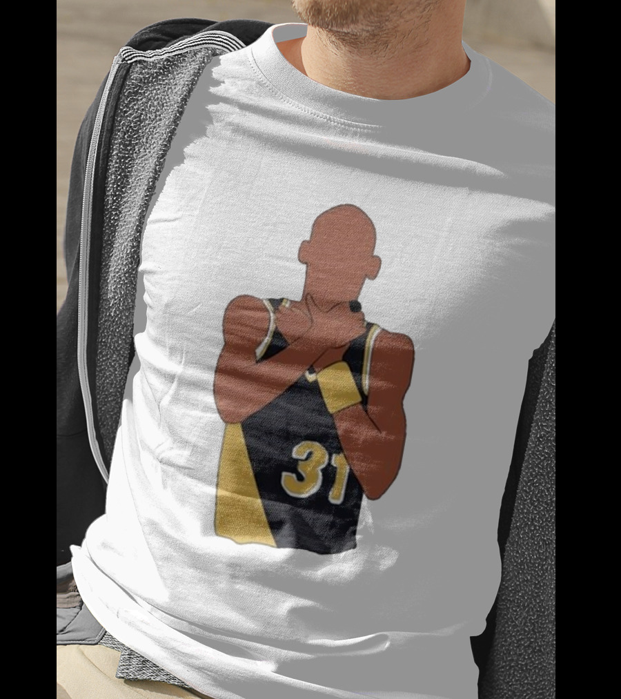 Candace Parker Reggie Miller 31 Gesture Basketball Fan T-Shirt