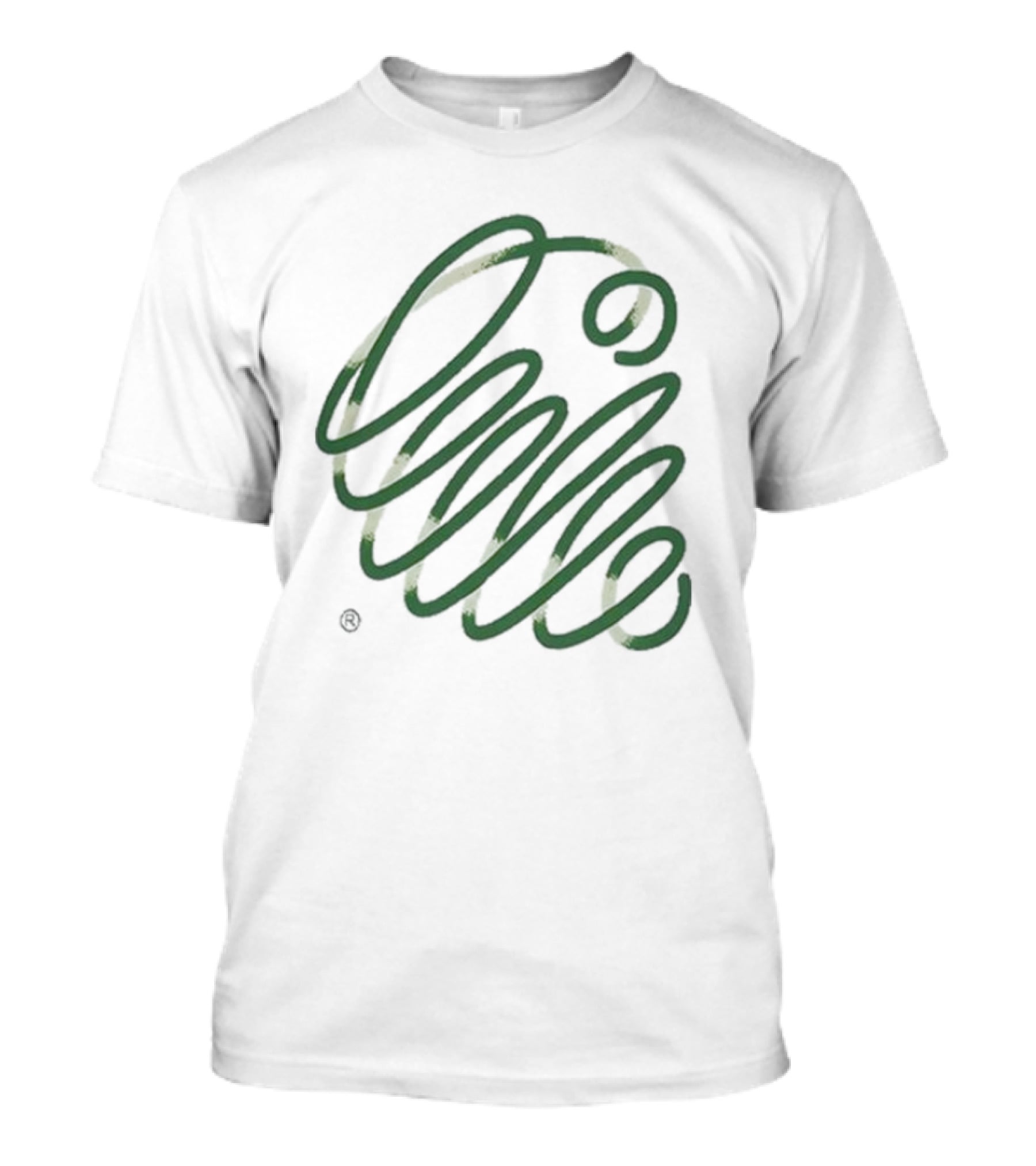 Carhartt Wip Noodle Spiral Abstract Green T-Shirt