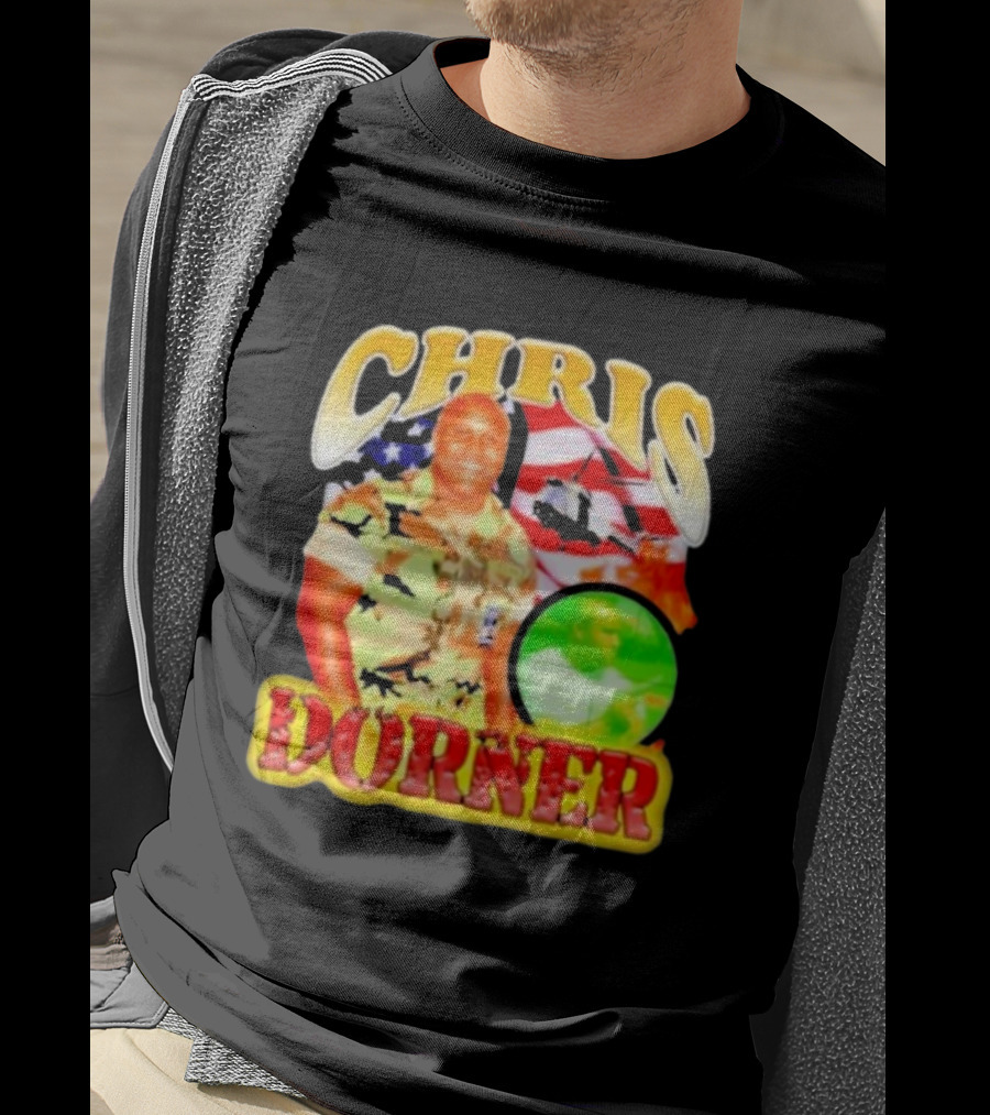 CHRIS DORNER USA Helicopter Camouflage T-Shirt