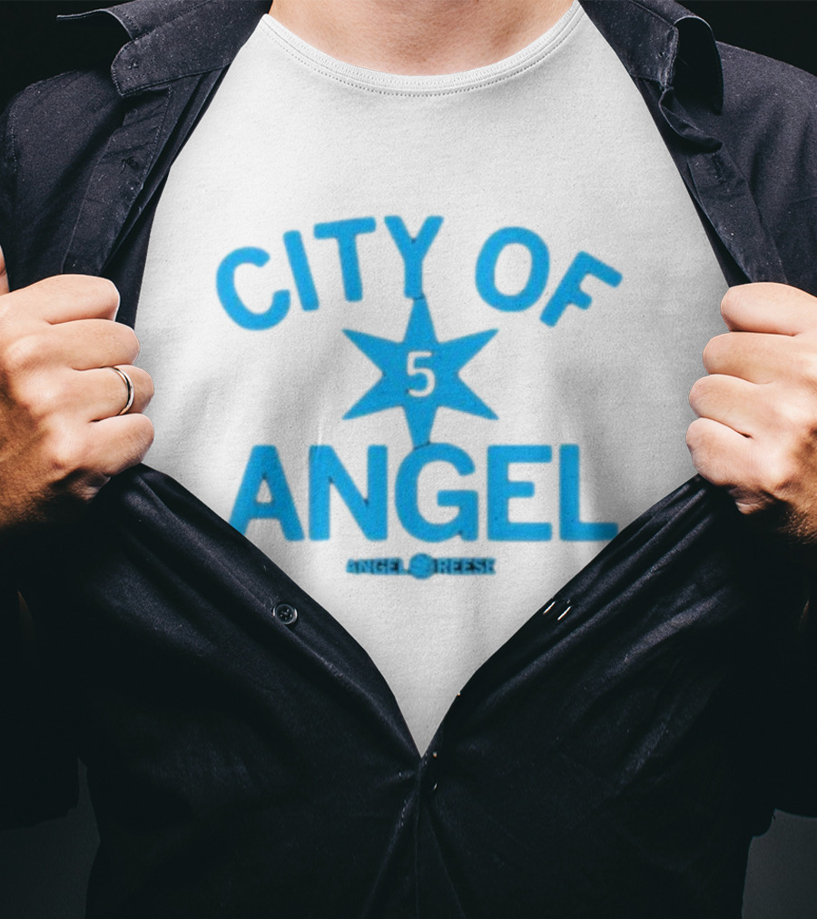 City Of Angel 5 Star Angel Reese T-Shirt