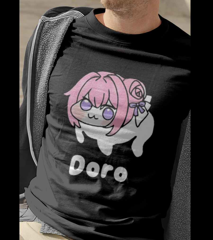 Doro Nikke Anime Pink Hair Character T-Shirt