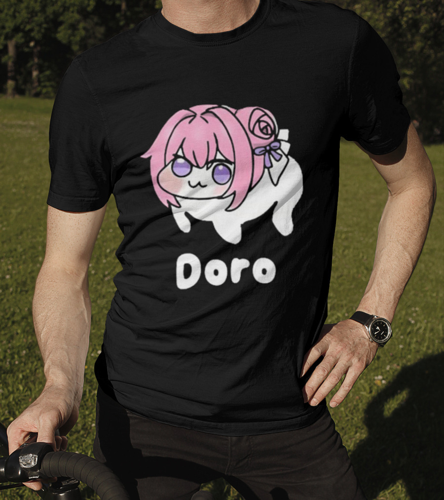 Doro Nikke Anime Pink Hair Character T-Shirt