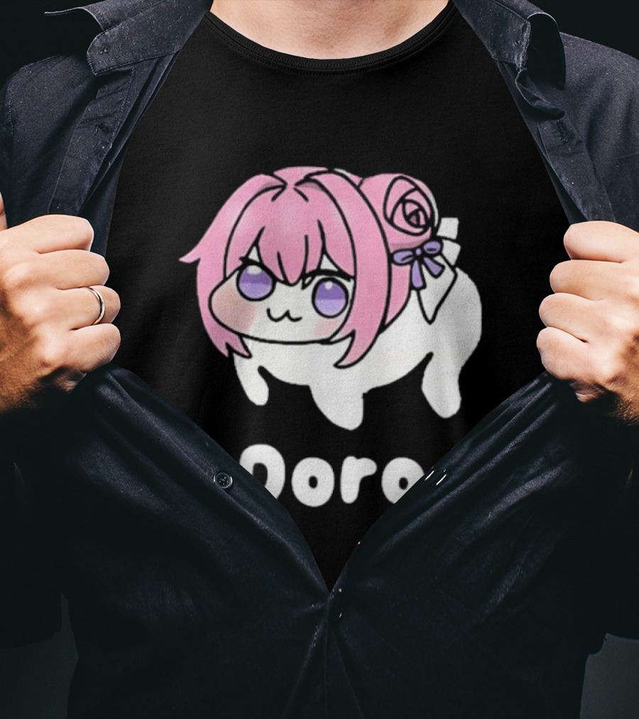Doro Nikke Anime Pink Hair Character T-Shirt
