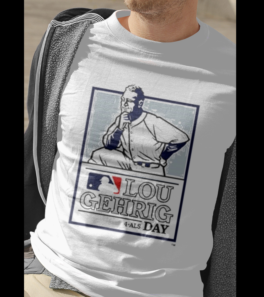 Lou Gehrig MLB 4 ALS Day T-Shirt